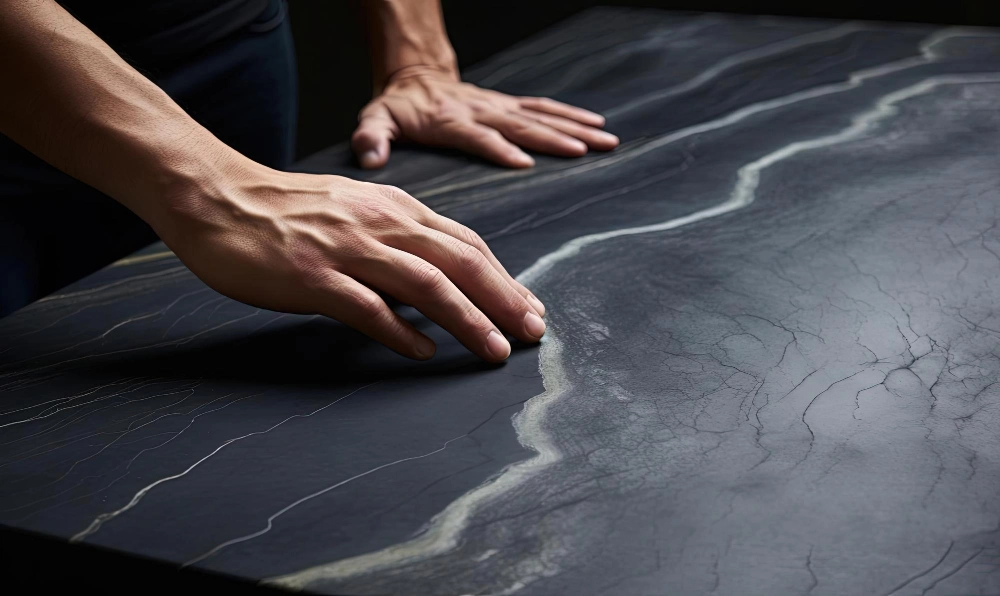 Proceso de acabado de mesa